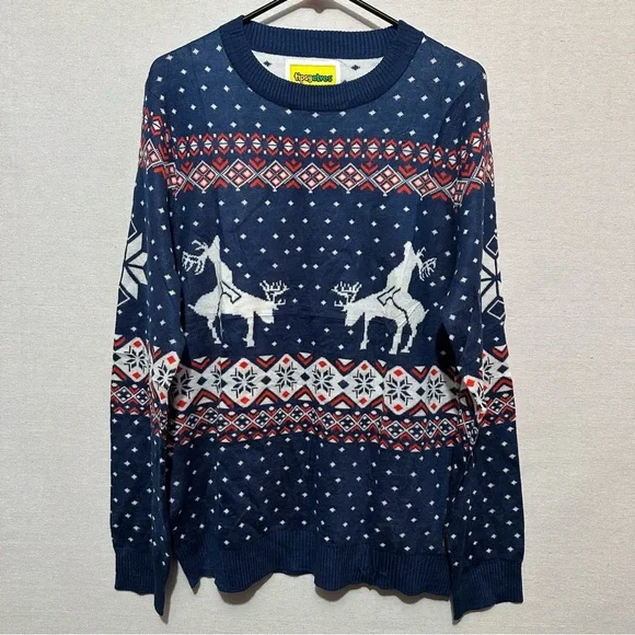 Tipsy Elves Reindeer Climax Ugly Christmas Sweater - size L - Picture 4 of 6